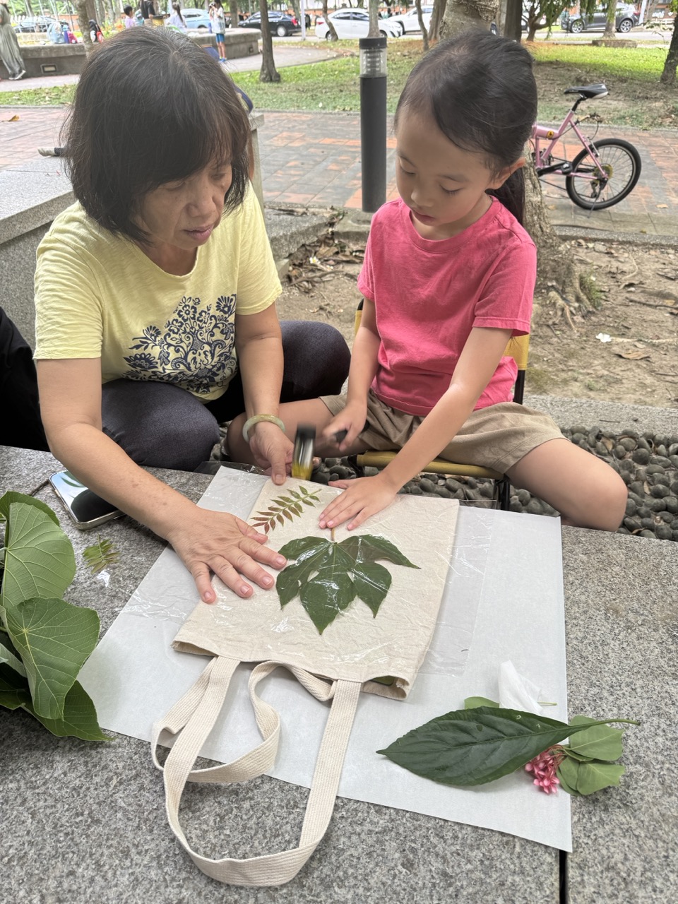 植物移印工作坊 - 藝術家指導創作